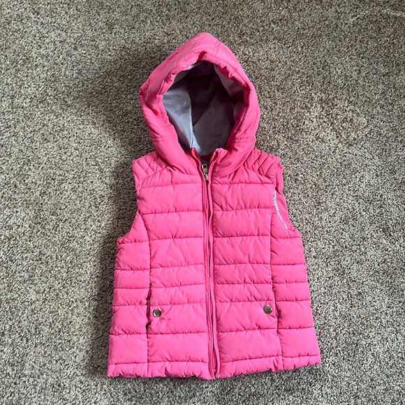 Zara Jackets & Coats Zara Girls Pink Puffer Vest 56 Poshmark